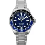 TAG Heuer Aquaracer Professional GMT Stainless Steel Blue Dial Automatic Diver's WBP5114.BA0013 300M Men's Watch