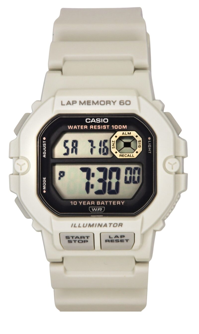 Casio Standard Digital Resin Strap Quartz WS-1400H-8AV 100M Men's Watch