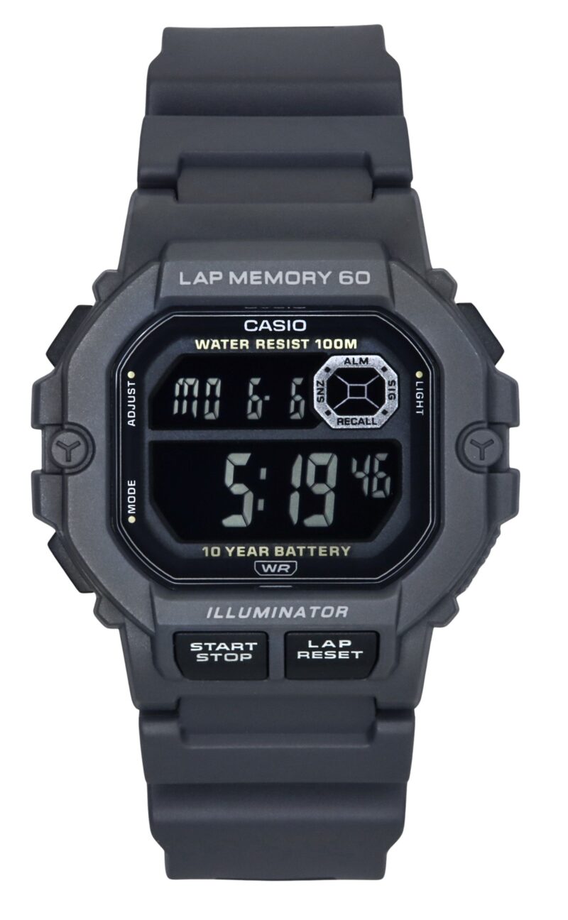 Casio Standard Digital Resin Strap Quartz WS-1400H-8BV 100M Men's Watch