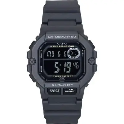 Casio Standard Digital Resin Strap Quartz WS-1400H-8BV 100M Men's Watch
