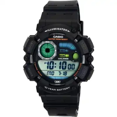 Casio Fishing Gear Line Digital Quartz WS-1500H-1A WS1500H-1 100M Men's Watch