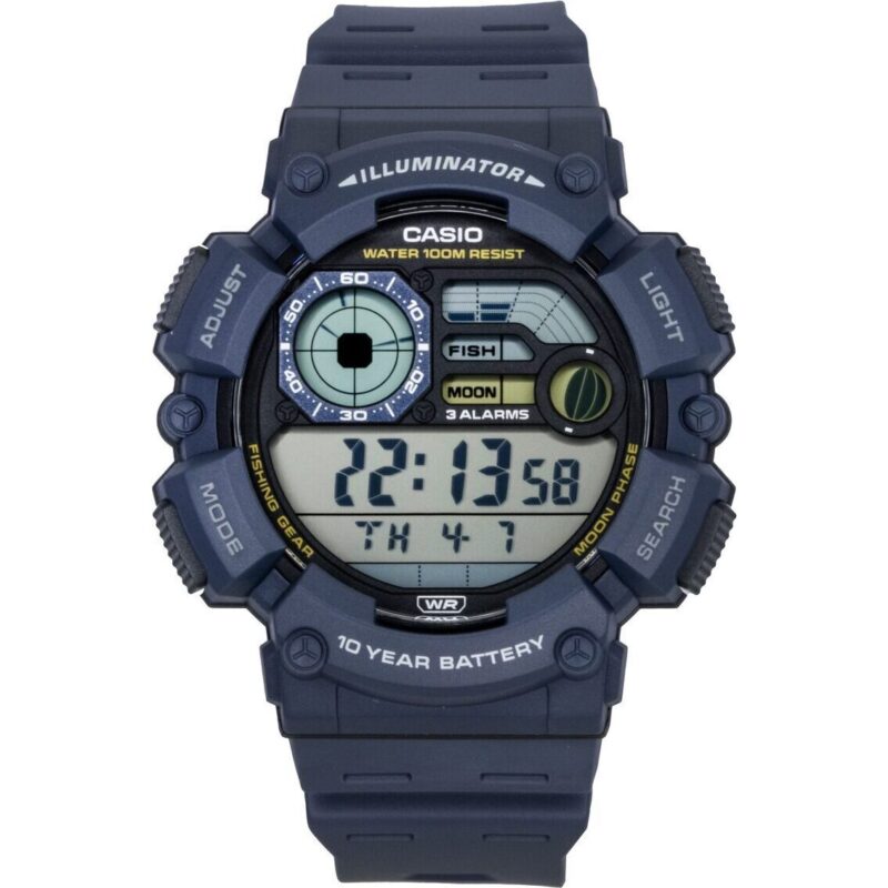 Casio Youth Digital Resin Strap Quartz WS-1500H-2AV 100M Men's Watch