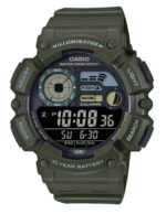 Casio Digital Resin Strap Quartz WS-1500H-3BV 100M Men's Watch