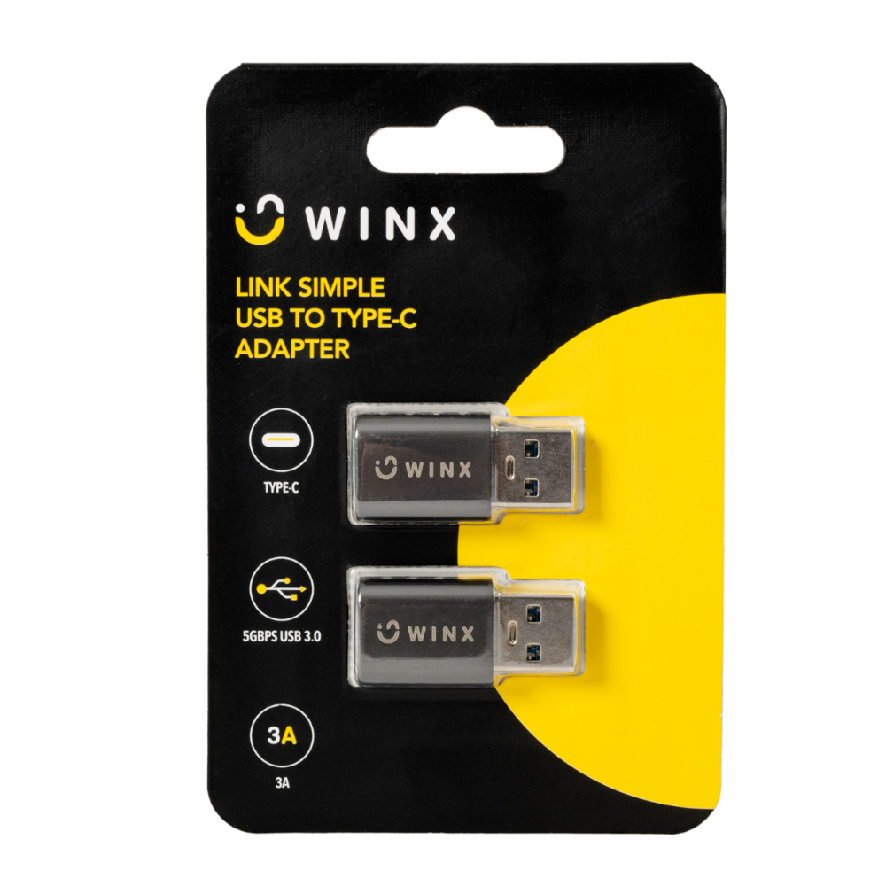 WINX LINK Simple USB to Type-C Adapter Dual Pack - Image 6