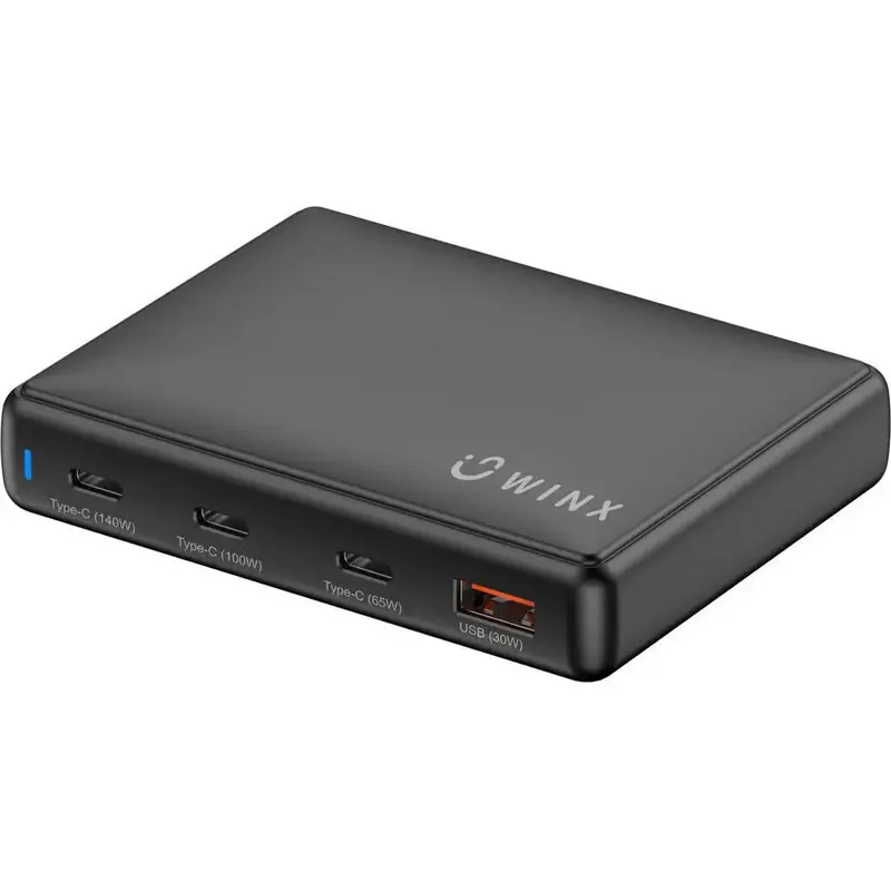WX-DC106_WINX-POWER-Ultra-140W-GaN-Desktop-Charger-Black_wr_01 WINX POWER Ultra 140W GaN Desktop Charger (WX-DC106)