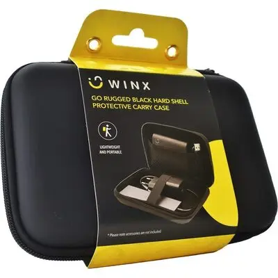 Winx Go Rugged Hardshell Protective Carry Case - Black (WX-PC101)