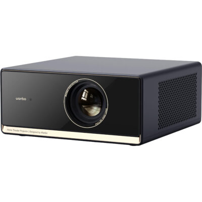 WANBO X5 Pro Full HD Smart Projector (1080p, 1100 ANSI Lumens, Android TV, ASA 3.0, 5GHz Wi-Fi, Autofocus)