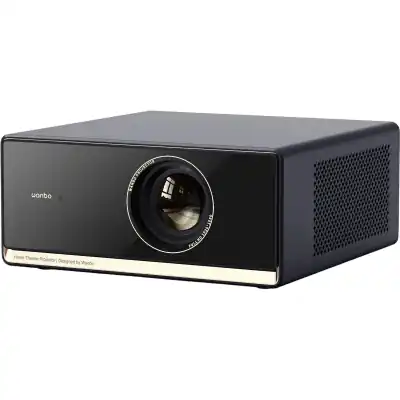 WANBO X5 Pro Full HD Smart Projector (1080p, 1100 ANSI Lumens, Android TV, ASA 3.0, 5GHz Wi-Fi, Autofocus)