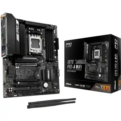 ASRock X870 A-Pro WiFi AMD AM5 ATX Gaming Motherboard (X870PROAWIFI)
