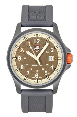 Luminox Bear Grylls Survival Land Rubber Strap Brown Dial Quartz XB.3716 100M Men's Watch