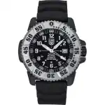 Luminox Mil-spec Rubber And Nylon Strap Black Dial Quartz Diver's Xl.3351.1.set 300m Men's Watch With Extra Strap