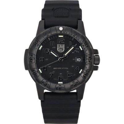 Luminox Leatherback SEA Turtle Silicone Strap Black Dial Swiss Quartz XS.0301.BO.L 100M Men's Watch