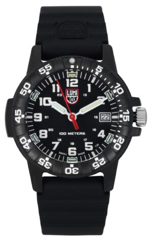 Luminox Leatherback Sea Turtle Silicone Strap Black Dial Quartz XS.0301.L 100M Men's Watch