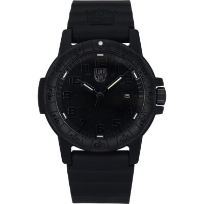 Luminox Leatherback Sea Turtle Silicone Strap Black Dial Quartz Xs.0321.bo.l 100m Men's Watch
