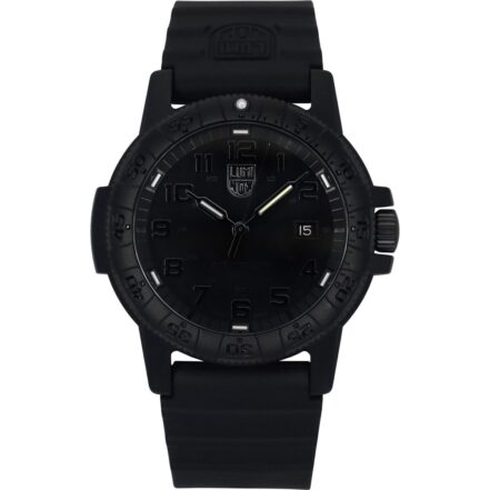 Luminox Leatherback Sea Turtle Silicone Strap Black Dial Quartz XS.0321.BO.L 100M Men's Watch