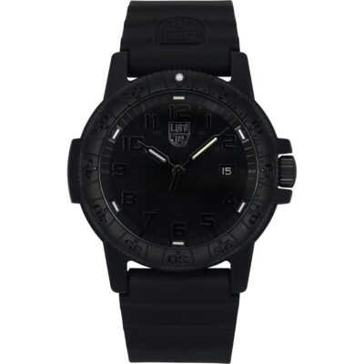 Luminox Leatherback Sea Turtle Silicone Strap Black Dial Quartz XS.0321.BO.L 100M Men's Watch