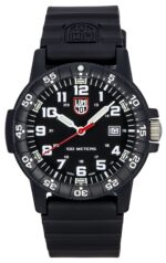 Luminox Leatherback SEA Turtle Giant Polyurethane Strap Black Dial Swiss Quartz XS.0321.L 100M Men's Watch