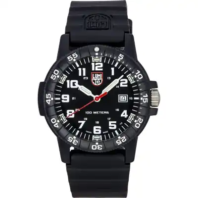 Luminox Leatherback SEA Turtle Giant Polyurethane Strap Black Dial Swiss Quartz XS.0321.L 100M Men's Watch
