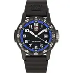Luminox Leatherback SEA Turtle Giant Polyurethane Strap Black And Blue Dial Swiss Quartz XS.0324 100M Men's Watch