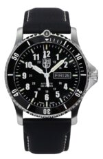 Luminox Sport Timer Leather Strap Blue Dial Automatic Diver's XS.0921 200M Men's Watch