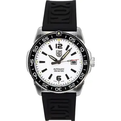 Luminox Pacific Diver Midnight Mariner Rubber Strap White Dial Automatic XS.3101.H 200M Men's Watch