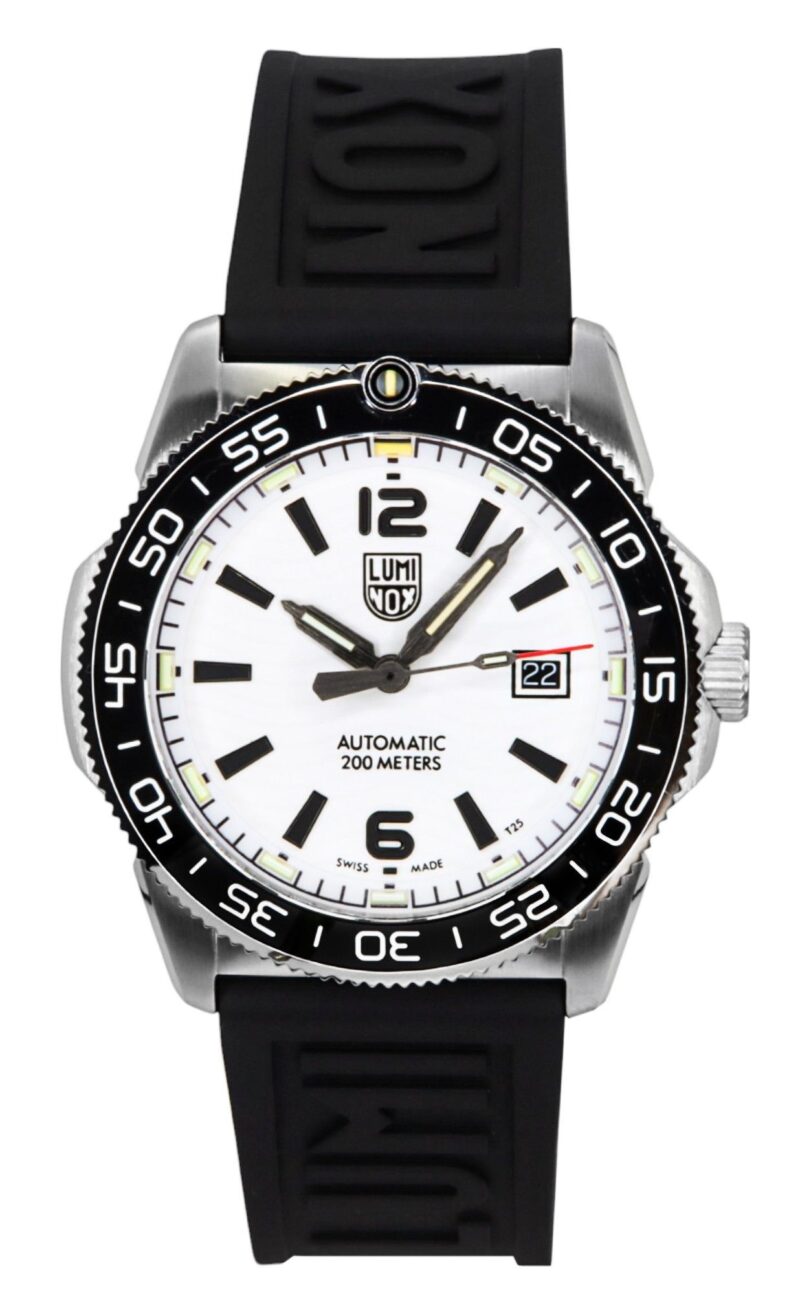 Luminox Pacific Diver Midnight Mariner Rubber Strap White Dial Automatic XS.3101.H 200M Men's Watch Luminox Pacific Diver Midnight Mariner Rubber Strap White Dial Automatic XS.3101.H 200M Men's Watch