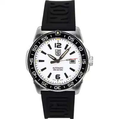 Luminox Pacific Diver Midnight Mariner Rubber Strap White Dial Automatic XS.3101.H 200M Men's Watch