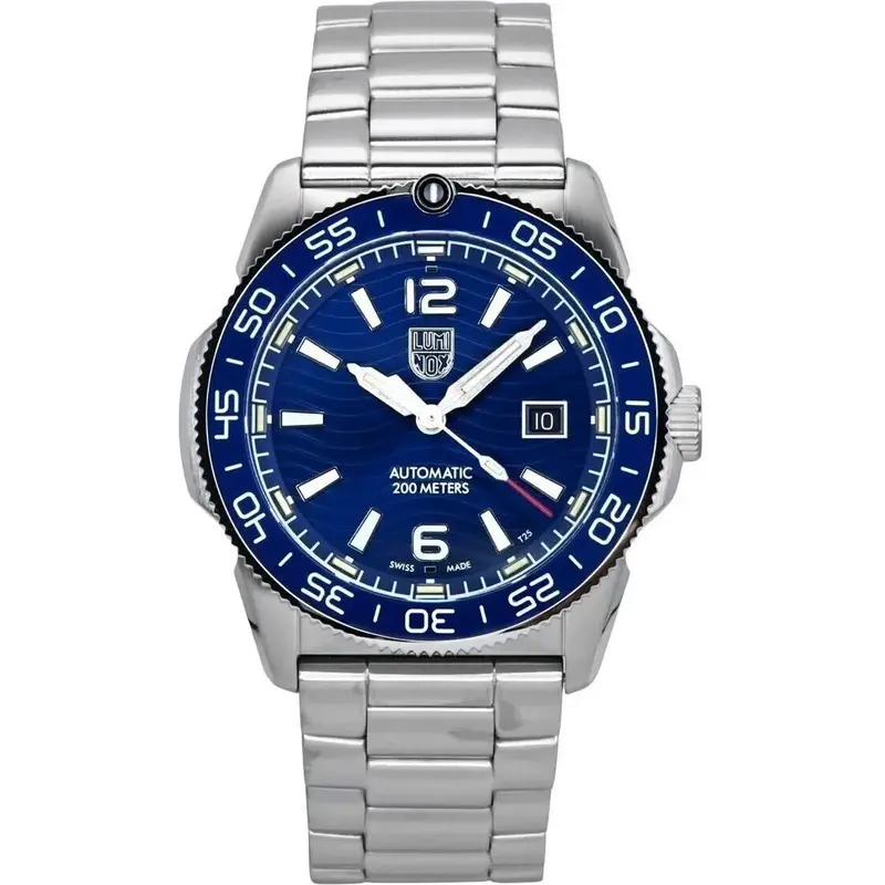 Luminox Pacific Diver Stainless Steel Blue Dial Automatic XS.3104 200M Men's Watch