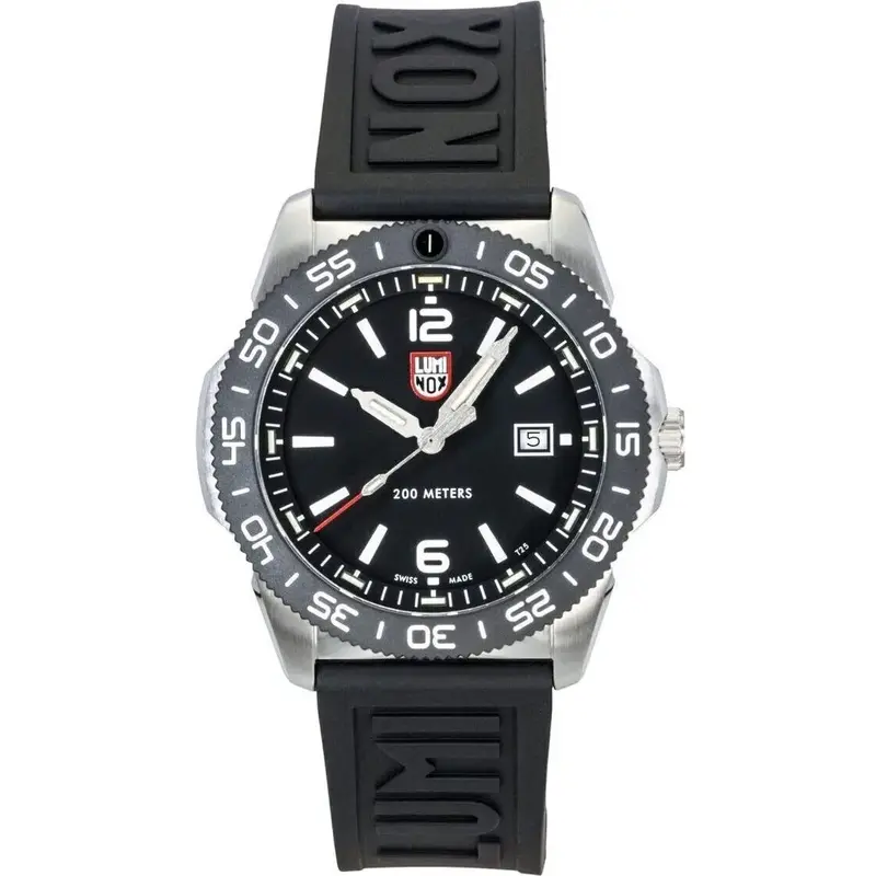 Luminox Pacific Diver Rubber Strap Black Dial Quartz Diver's XS.3121.1 200M Men's Watch