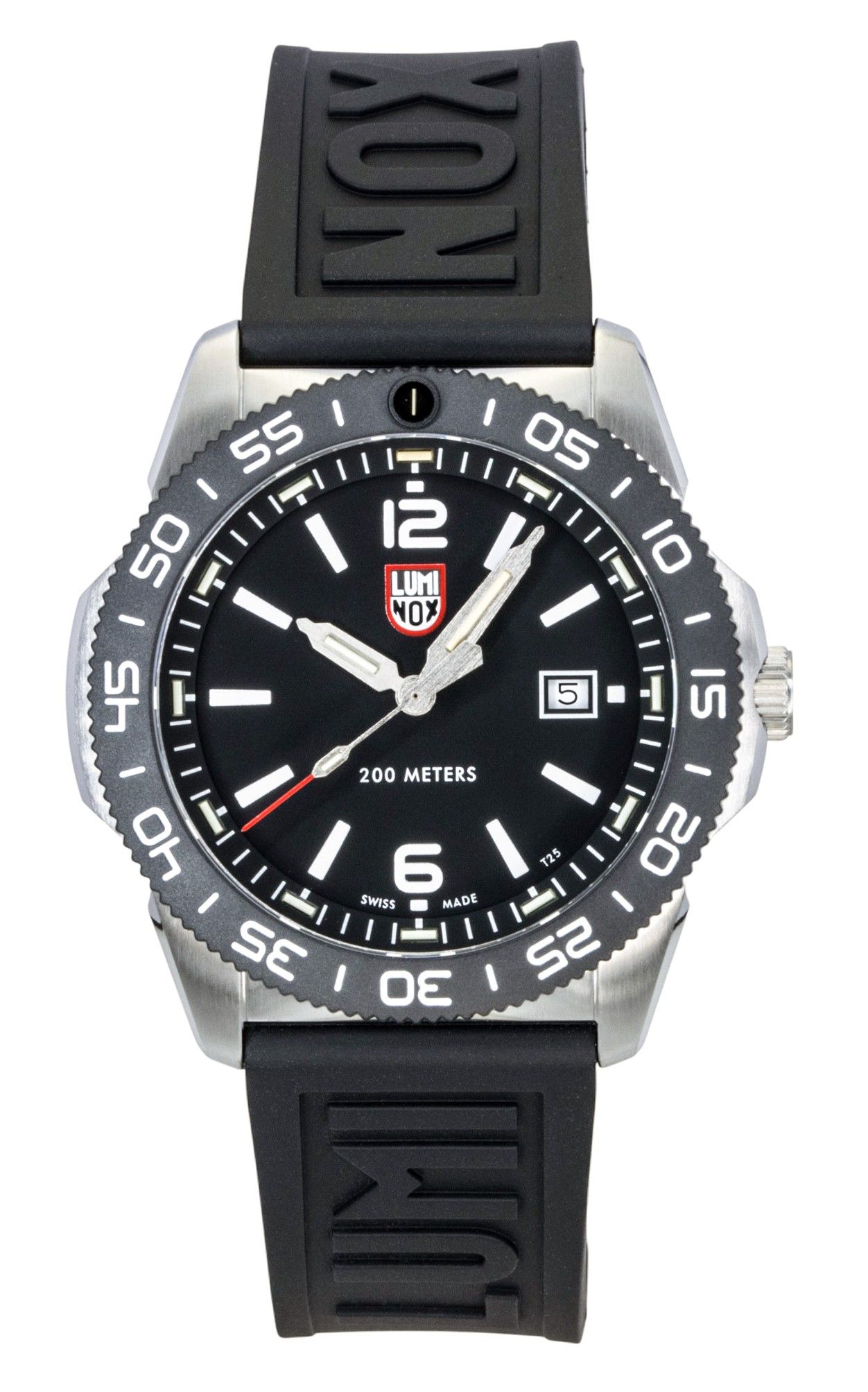 Luminox Pacific Diver Rubber Strap Black Dial Quartz Diver's XS.3121.1 200M Men's Watch