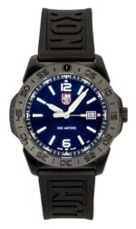 Luminox Pacific Diver Rubber Strap Blue Sunray Dial Quartz Diver's XS.3123.B 200M Men's Watch
