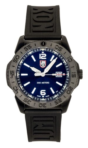 Luminox Pacific Diver Rubber Strap Blue Sunray Dial Quartz Diver's XS.3123.B 200M Men's Watch