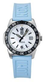 Luminox Pacific Diver Ripple Rubber Strap Mother Of Pearl Dial Quartz Diver's XS.3124M 200M Unisex Watch