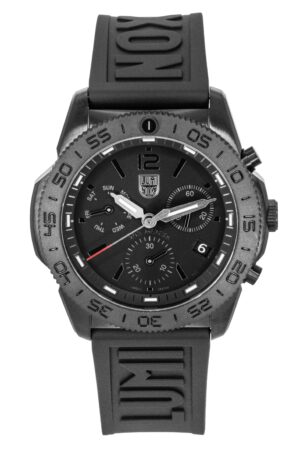 Luminox Pacific Diver Chronograph Rubber Strap Black Dial Quartz XS.3141.BO.1 200M Men's Watch
