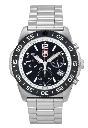 Luminox Pacific Diver Chronograph Stainless Steel Black Dial Quartz XS.3141.M 200M Men's Watch
