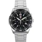 Luminox Pacific Diver Chronograph Stainless Steel Black Dial Quartz XS.3142 200M Men's Watch