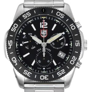 Luminox Pacific Diver Chronograph Stainless Steel Black Dial Quartz XS.3142 200M Men's Watch