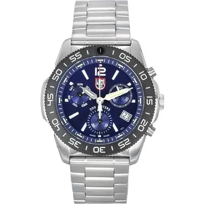Luminox Pacific Diver Chronograph Stainless Steel Blue Dial Quartz XS.3144 200M Men's Watch