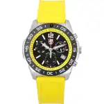 Luminox Pacific Diver Chronograph Yellow Rubber Strap Black Dial Swiss Quartz Diver's XS.3145 200M Men's Watch