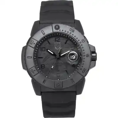 Luminox Navy Seal Foundation Rubber Strap Black Dial Quartz Diver's Xs.3601.bo.nsf 200m Men's Watch