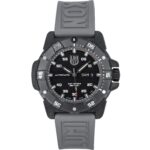 Luminox Master Carbon SEAL Grey Rubber Strap Black Dial Swiss Automatic Diver's XS.3862 200M Men's Watch