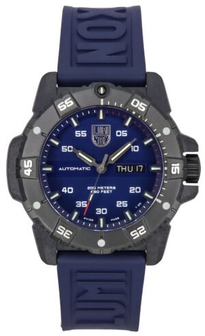 Luminox Master Carbon SEAL Rubber Strap Blue Dial Swiss Automatic Diver's XS.3863 200M Men's Watch