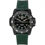 Luminox Master Carbon SEAL Green Rubber Strap Black Dial Swiss Automatic Diver's XS.3877 200M Men's Watch