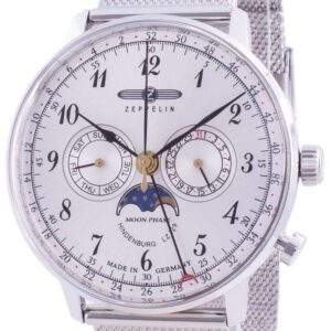 Zeppelin Hindenburg LZ129 7036M-1 7036M1 Quartz Moon Phase Men's Watch