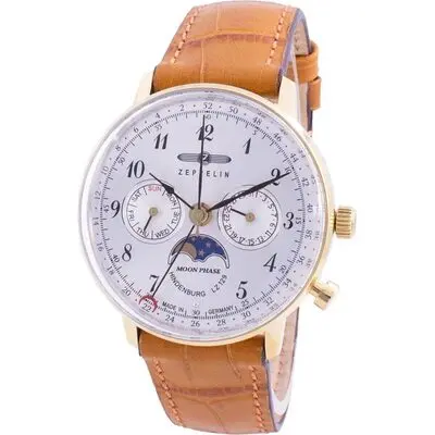 Zeppelin Hindenburg LZ129 7039-1 70391 Quartz Moon Phase Women's Watch