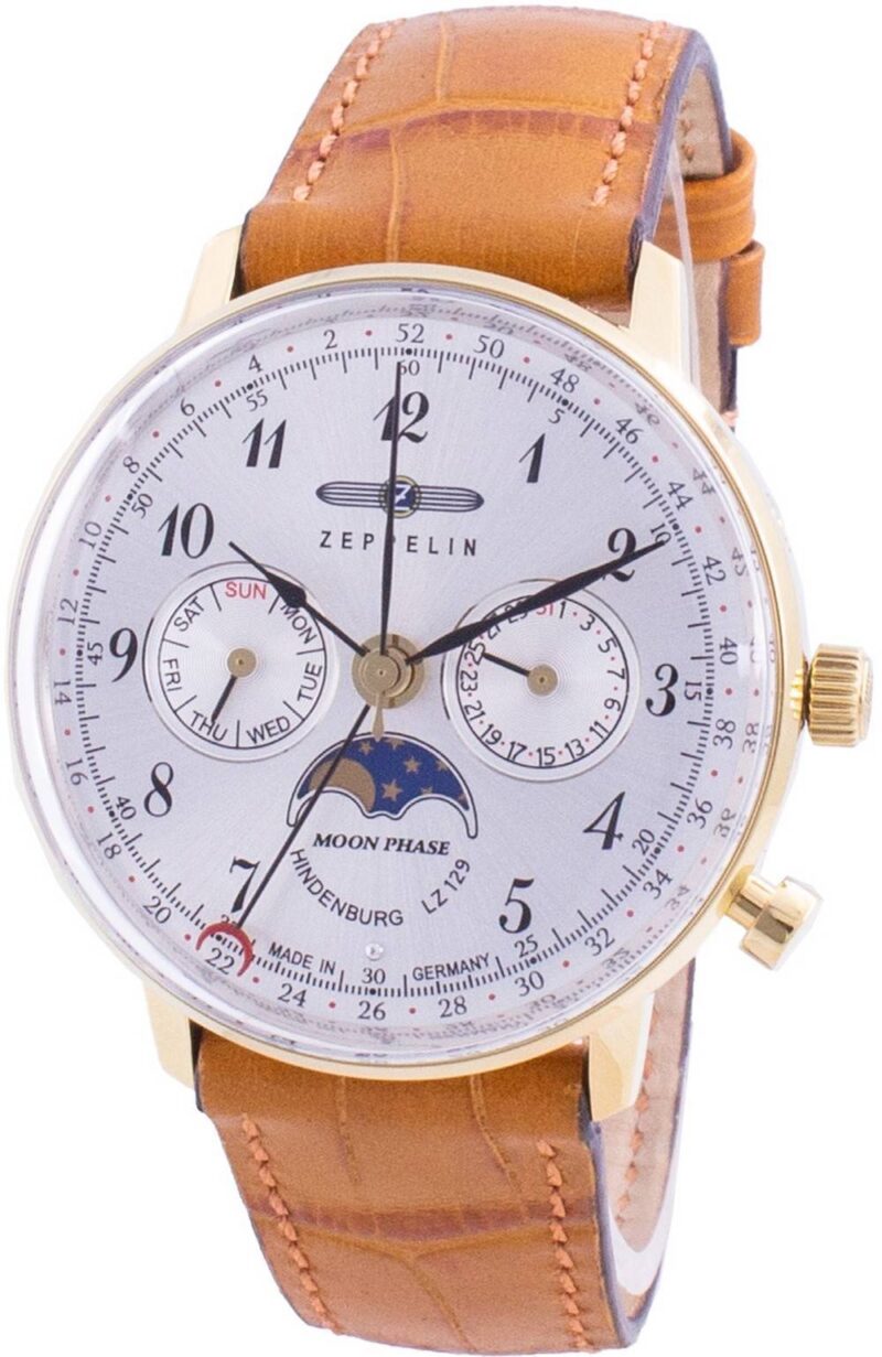 Zeppelin Hindenburg LZ129 7039-1 70391 Quartz Moon Phase Women's Watch Zeppelin Hindenburg LZ129 7039-1 70391 Quartz Moon Phase Women's Watch