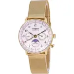 Zeppelin LZ129 Hindenburg Moonphase Silver Dial Quartz 7039M-1 7039M1 Women's Watch