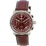 Zeppelin LZ126 Los Angeles Chronograph Burgundy Dial Quartz 76146 Men's Watch