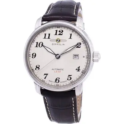 Zeppelin Series LZ127 Graf Automatic Germany Made 7656-5 76565 Men's Watch