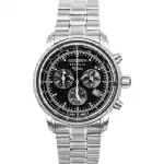 Zeppelin 100 Jahre Chronograph Stainless Steel Black Dial Quartz 7680MB2 Men's Watch